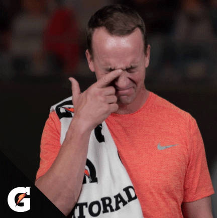 Sad Peyton Manning GIF by Gatorade