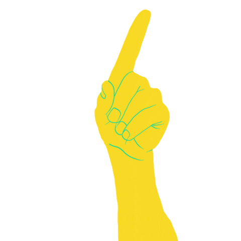 Finger Wag No Sticker by lilianstolk for iOS & Android | GIPHY