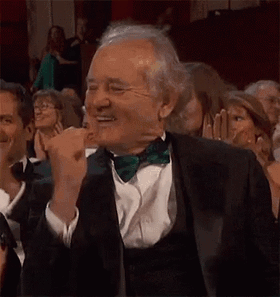 Bill Murray Applause GIF by MOODMAN - Find & Share on GIPHY