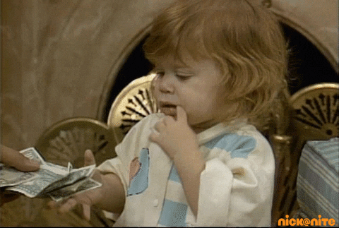 Full House Money GIF by Nick At Nite - Find & Share on GIPHY