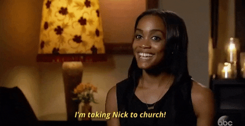 Rachel Lindsay GIF by The Bachelor - Find & Share on GIPHY