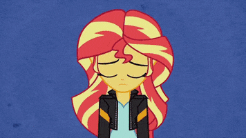 bnking mlp equestria girls sunset shimmer GIF