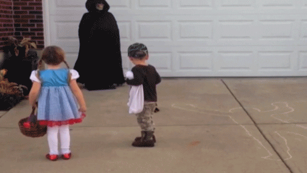 Trick Or Treat Halloween GIF by America's Funniest Home Videos - Find & Share on GIPHY