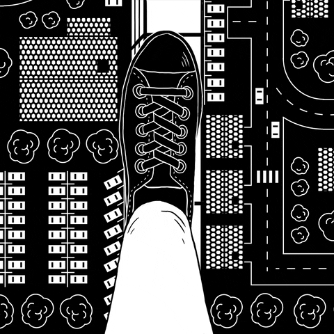 black and white city GIF by Converse