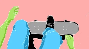 animation skating GIF by Volkan Aydemir