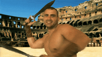 sanmenpi fight rome spartacus coliseum GIF