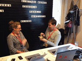 rif gift startup acting charades GIF