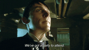 Weve Got A Party To Attend GIF by Gotham