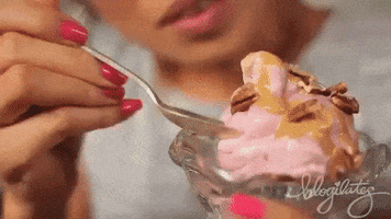 ice cream eating GIF by StyleHaul