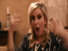 excited real housewives GIF