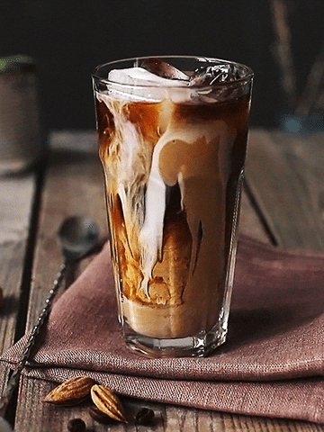 Iced Coffee GIF by Daria Khoroshavina - Find & Share on GIPHY