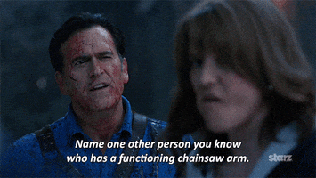 bruce campbell television GIF by Ash vs Evil Dead