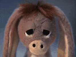 Sad Nestor The Long Eared Christmas Donkey GIF by Warner Archive