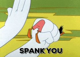 Spanks Spank You GIF by chuber channel