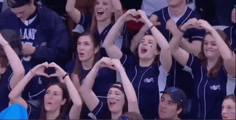 big east basketball villanova fans GIF by BIG EAST Conference