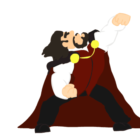 bossclaw batmonocle Sticker