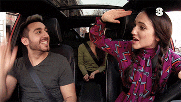 High Five Lodovica Comello GIF by SINGING IN THE CAR