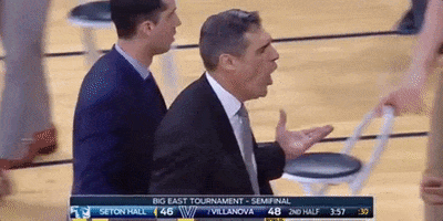 angry college basketball GIF by BIG EAST Conference