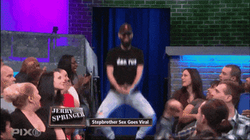 dance creeping GIF by The Jerry Springer Show