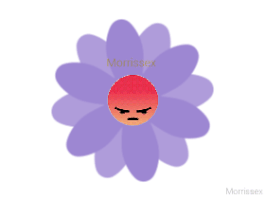 profmozz angry flower purple facebook GIF