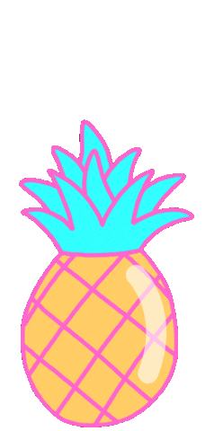 fruit pineapple Sticker by Jason Clarke
