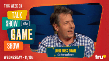 john ross bowie talk show the game show GIF by truTV