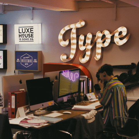 office type GIF by Reuben Armstrong