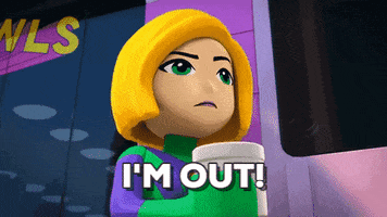 Scared Dc Super Hero Girls GIF by LEGO