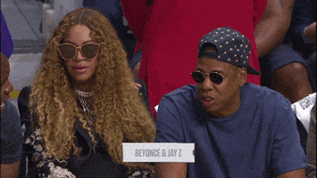 courtside jay z GIF by NBA
