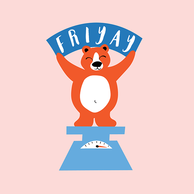 Friday Bear GIF by ali mac Find & Share on GIPHY