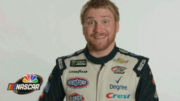 happy chris buescher GIF by NASCAR on NBC