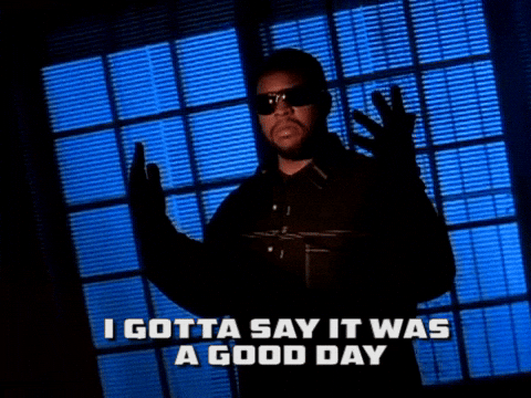 it was a good day gif