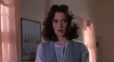 disgusted winona ryder GIF