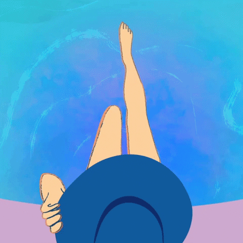 Good Day Swimming GIF by sharon-liu.com - Find & Share on GIPHY