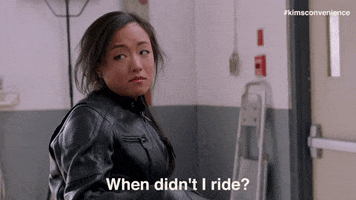 style when didnt i ride GIF by Kim's Convenience