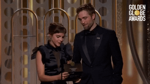 Excited Emma Watson GIF by Golden Globes - Find & Share on GIPHY