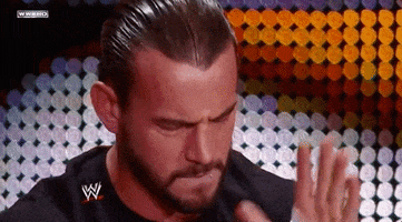 is this even on cm punk GIF by WWE