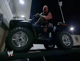 wrestling four wheeler GIF by WWE