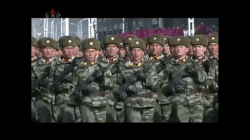 north korea army GIF by euronews