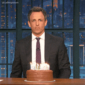 Happy Birthday GIF by Late Night with Seth Meyers