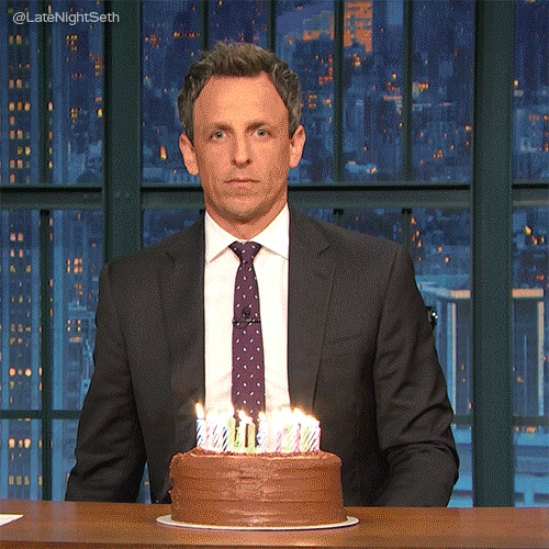 Giphy - Happy Birthday GIF by Late Night with Seth Meyers