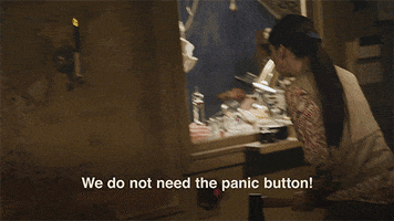 dont push the red button gif