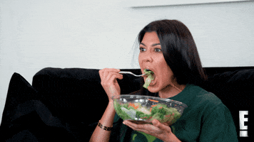 kourtney kardashian eating GIF by KUWTK
