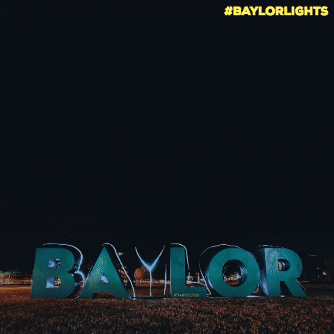 College Shine Bright GIF by Baylor University