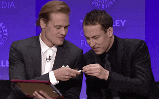 outlander answer GIF by The Paley Center for Media