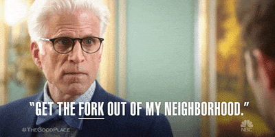 angry season 1 GIF by The Good Place