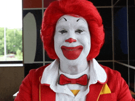 ronald mcdonald smile GIF by McDonald's CZ/SK