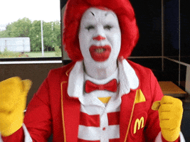 ronald mcdonald dancing GIF by McDonald's CZ/SK