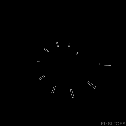 black and white loading GIF by Pi-Slices