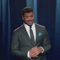 Russell Wilson Smile GIF by Alaska Airlines